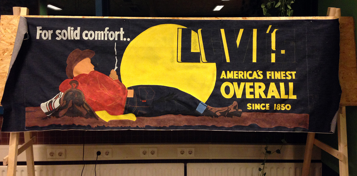 Shon Price - Levi's Cowboy Banner